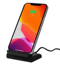 Беспроводное зарядное устройство с быстрой зарядкой Overtop, черное