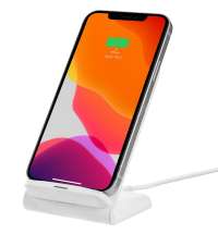Беспроводное зарядное устройство с быстрой зарядкой Overtop, белое