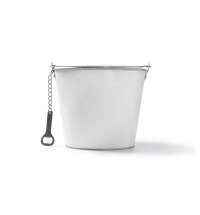 Ведро с алюминиевой открывалкой LAMBIC, Белый