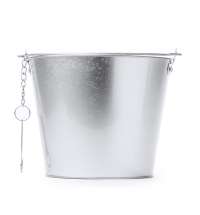 Металлическое ведро QUINTO, Серебро