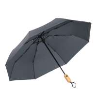 Зонт скланой «Lumet» с куполом из переработанного пластика, автомат