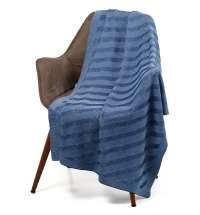 Плед Locus Solus, синий с голубым