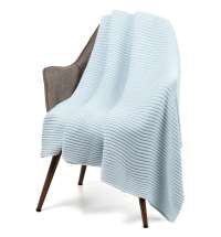 Плед Quill, светло-голубой