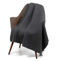 Плед Quill, темно-серый