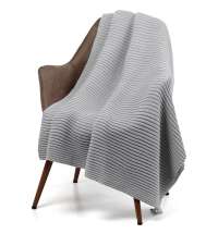 Плед Quill, светло-серый