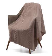 Плед Slumberland, бежевый меланж