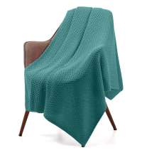 Плед Serenita, бирюзовый (тиффани)