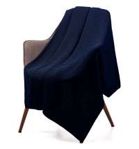 Плед Serenita, темно-синий (сапфир)