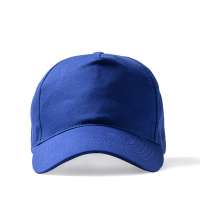 Бейсболка 5-панельная из хлопка FIDES, Королевский синий