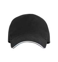 Бейсболка 5-панельная ERIS, Черный