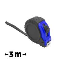 Рулетка 3 м RIVET, Королевский синий