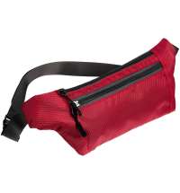 Спортивная поясная сумка Run for Fun, красная
