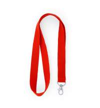 Ланъярд из полиестера HOST, Красный