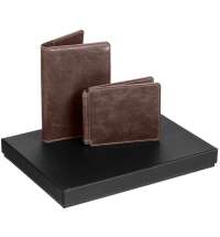 Набор Apache Billfold, темно-коричневый