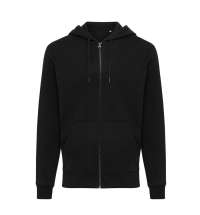 Худи на молнии Iqoniq Abisko из переработанного хлопка, унисекс, 340 г/м²