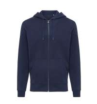 Худи на молнии Iqoniq Abisko из переработанного хлопка, унисекс, 340 г/м²