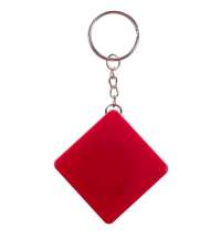 Брелок с рулеткой Square ver.2, красный