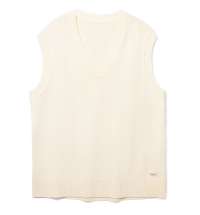 Жилет оверсайз унисекс Tad в сумке, молочно-белый