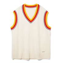 Жилет оверсайз унисекс Cornell в сумке, молочно-белый