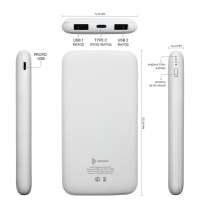 Внешний аккумулятор Bplanner Power 2 ST, софт-тач, 10000 mAh