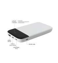 Внешний аккумулятор Bplanner Power 3 ST, софт-тач, 10000 mAh