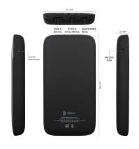 Внешний аккумулятор Bplanner Power 3 ST, софт-тач, 10000 mAh