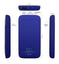 Внешний аккумулятор Bplanner Power 3 ST, софт-тач, 10000 mAh