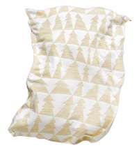 Плед «Танцующий лес», белый с золотом