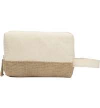 Косметичка «Jute» с ручкой из хлопка и джута