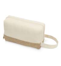 Косметичка «Jute» с ручкой из хлопка и джута