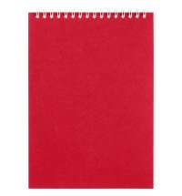 Блокнот Dali в клетку, красный