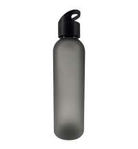 Бутылка пластиковая для воды Sportes (матовая), черная