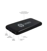 Внешний аккумулятор с подсветкой Bplanner Power 4 ST, 8000 mAh