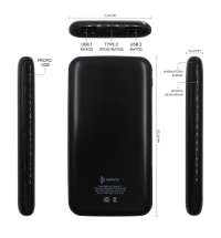 Внешний аккумулятор с подсветкой Bplanner Power 4 ST, 8000 mAh