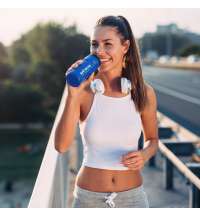 Пластиковая бутылка RUNNING, Оранжевый