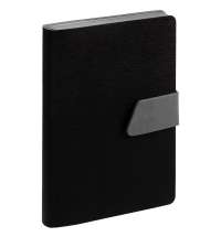 Ежедневник Strap, недатированный, черно-серый