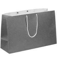 Пакет бумажный Bicolor, белый с серым