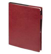 Ежедневник в суперобложке Brave Book, недатированный, красный