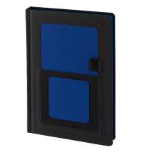 Ежедневник Mobile, недатированный, черно-синий