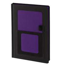 Ежедневник Mobile, недатированный, черно-фиолетовый