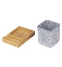 Подставка для ручек и телефона из бамбука «Takeshi»