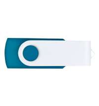 Флешка TWIST WHITE COLOR Голубая с белым 4015.12.07.32ГБ
