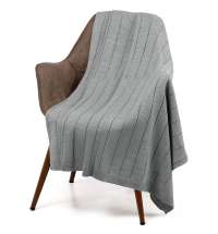 Плед Bambolay, светло-серый