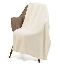 Плед Ornato, молочно-белый (ванильный)