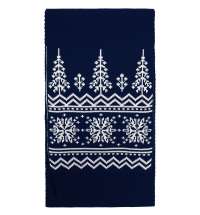 Шарф Elnik, синий с молочно-белым