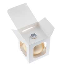 Елочный шар Finery Matt, 10 см, матовый золотистый