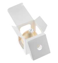 Елочный шар Finery Matt, 10 см, матовый золотистый