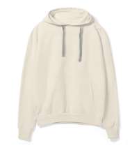 Толстовка с капюшоном Kirenga, молочно-белая