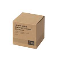 Квадратная емкость из натуральных волокон для хранения «Flake»