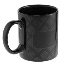 Кружка Hard Work Black в коробке с окном, черная